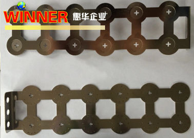 Nickel Plated Copper Battery Pack Connector Good Weldability Custom Thickness